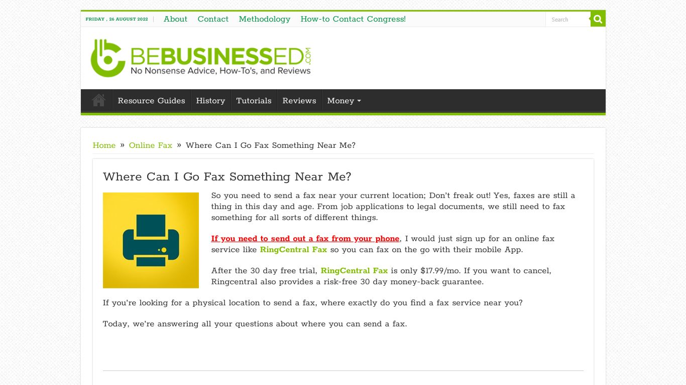 Where Can I Go Fax Something Near Me? - BeBusinessed